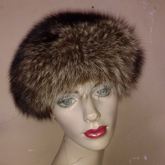 Saks Fifth Avenue Vintage Fur Hat 